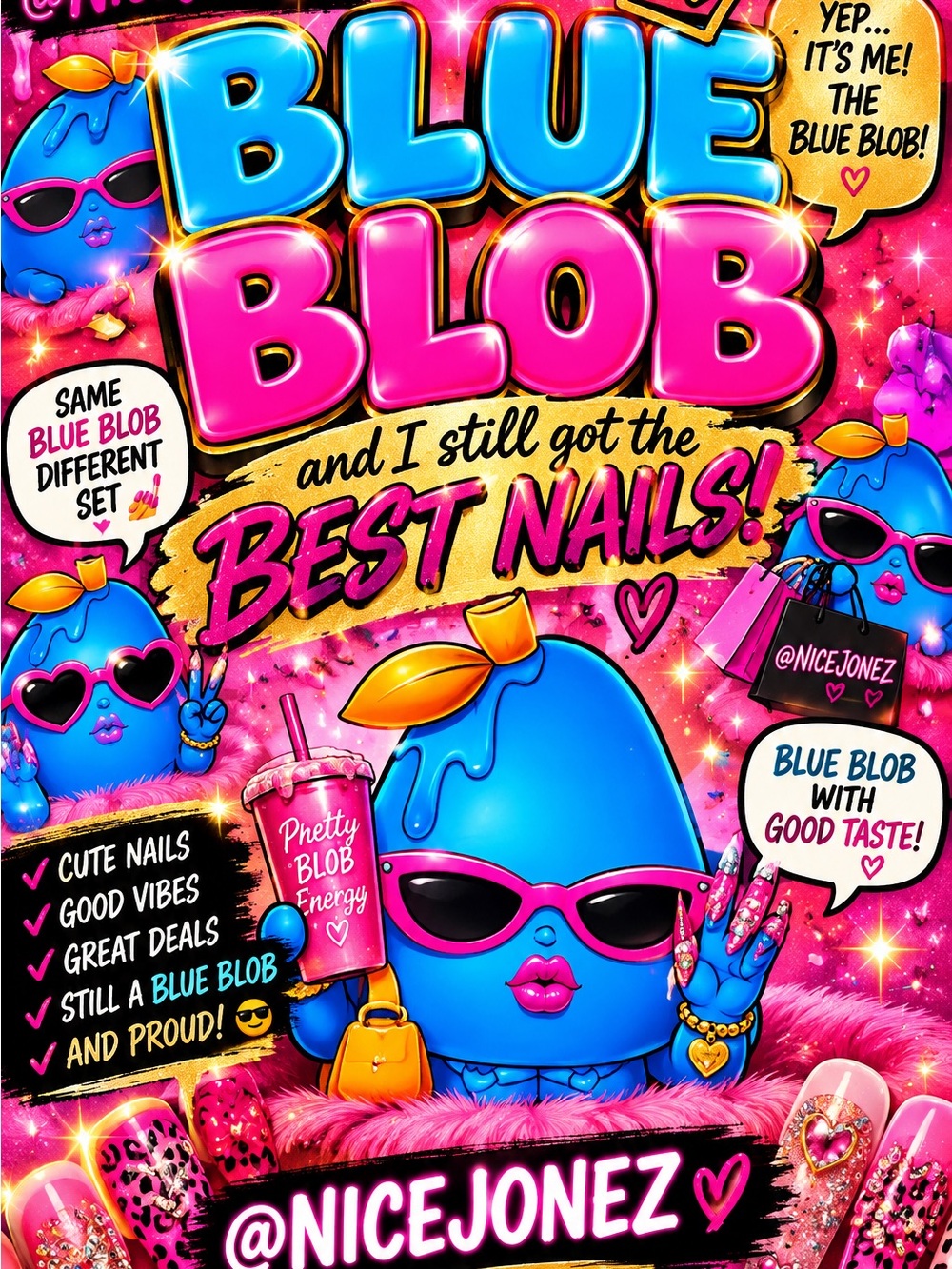 Blue Blob Live Flyer!!!!